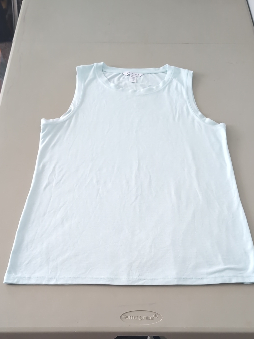 Athleta Women's Sleeveless Crewneck Tank - Light Blue
